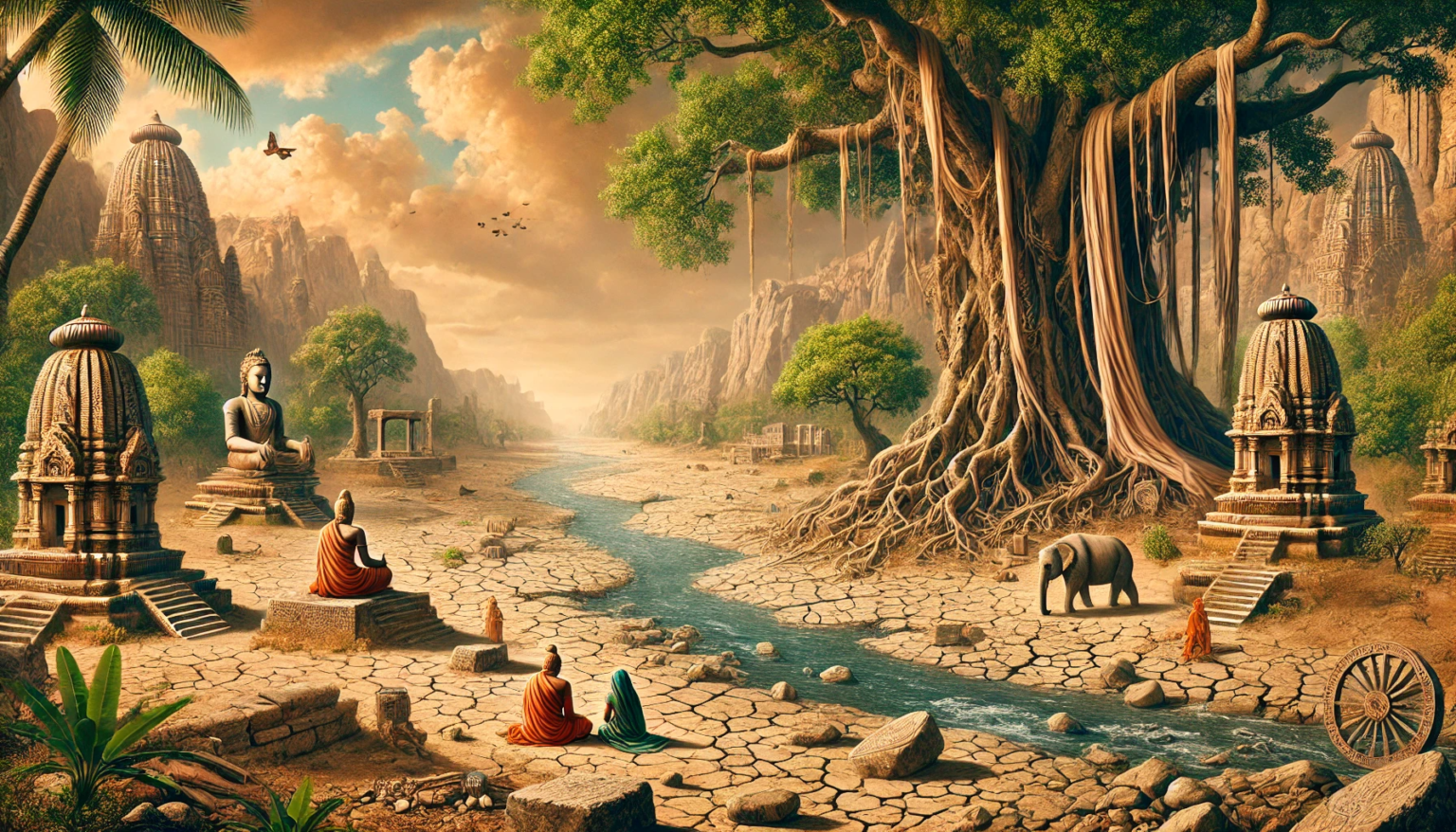 Vedic Rivers The Lost River Saraswati: Truth, Myths, and Hidden Secrets - Vedic Wars