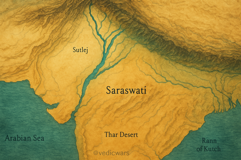 Lost River Saraswati – Paleochannel Map