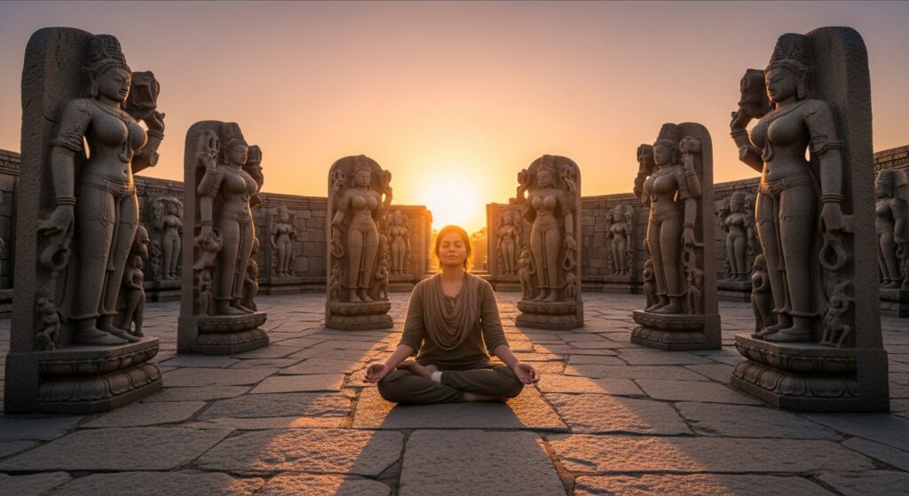 The 64 Yoginis legacy meditation temple