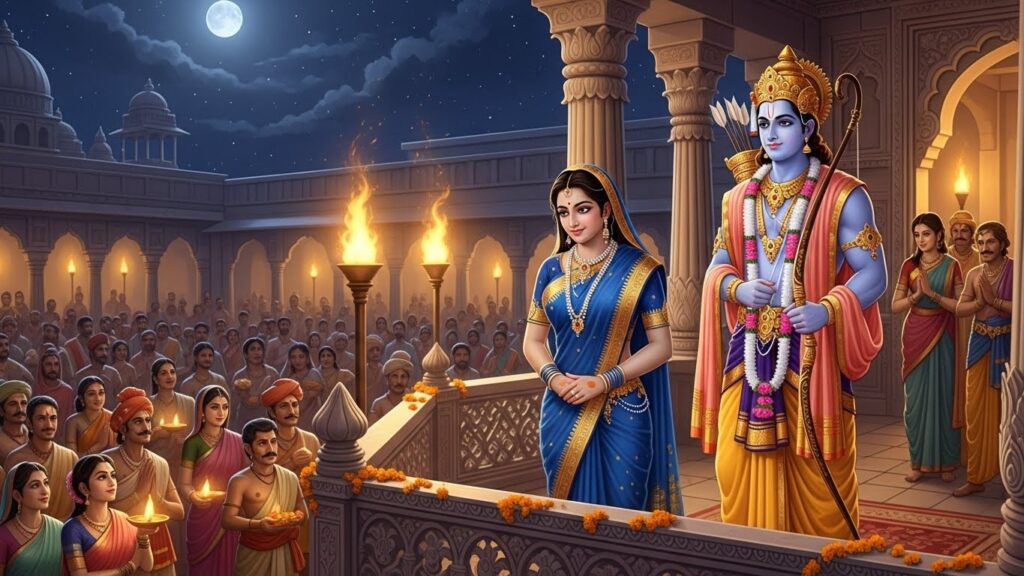 Epic What-Ifs - Sita accepted by the people of Ayodhya