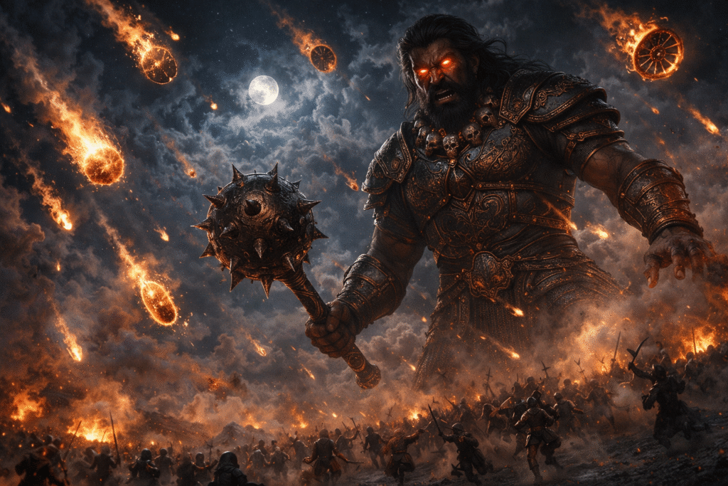 Ghatotkacha in the Night War